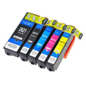 High-Capacity XL Ink Multipack (5-Pack) – Compatible with 26XL / T2636 Series